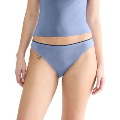 Sloggi Women's GO Sense High Leg 2P slips, Blue Shadow, L (2-pack), Blue Shadow., L Sloggi Women's GO Sense High Leg 2P slips, Blue Shadow, L (2-pack), Blue Shadow., L