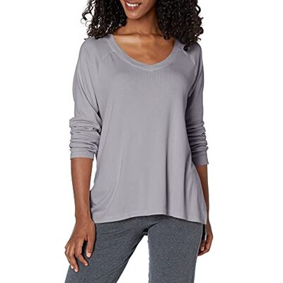 PJ Harlow Dames Frankie pyjama Top zilver S PJ Harlow Dames Frankie pyjama Top zilver S