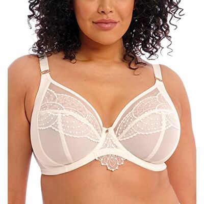 Elomi Priya Underwire Bra Plunge-BH voor dames, vanille, 100G Elomi Priya Underwire Bra Plunge-BH voor dames, vanille, 100G