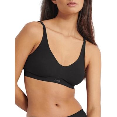 Sloggi Dames Ever Ease Soft Bra, zwart, XL Sloggi Dames Ever Ease Soft Bra, zwart, XL