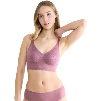 Sloggi Zero Feel Bliss Bralette Paarse Clover, Lila Clover, XS Sloggi Zero Feel Bliss Bralette Paarse Clover, Lila Clover, XS