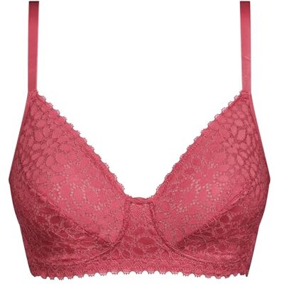 DIM beha zonder beugel voor dames, zijdeachtig roze, 105C DIM beha zonder beugel voor dames, zijdeachtig roze, 105C