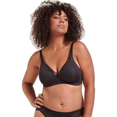 Sloggi Dames Body Adapt Twist T-Shirt BH Gevoerde beha, Zwart, XS Plus Sloggi Dames Body Adapt Twist T-Shirt BH Gevoerde beha, Zwart, XS Plus