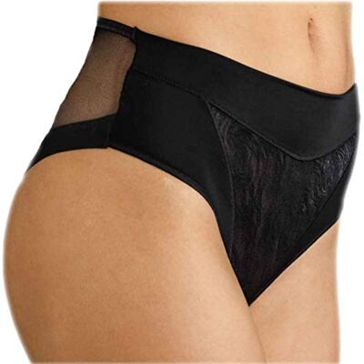 Selene Slipje met tanga-effect, model violet 3106, Zwart, 44 Selene Slipje met tanga-effect, model violet 3106, Zwart, 44