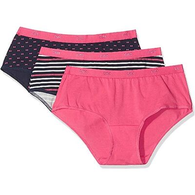 DIM Les Pockets Katoenen kleuren & motieven Boxer (3 stuks) Dames, Pretty Rose Set, 34-36 DIM Les Pockets Katoenen kleuren & motieven Boxer (3 stuks) Dames, Pretty Rose Set, 34-36
