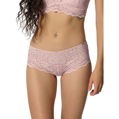 Skiny Dames Cheeky Panty Wonderfulace 081165, Rose Dust, 42 Skiny Dames Cheeky Panty Wonderfulace 081165, Rose Dust, 42