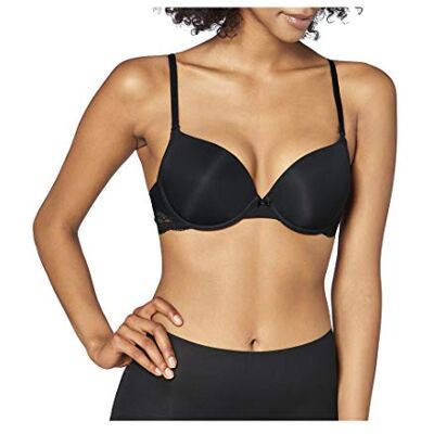 Triumph Lovely Micro Whum push-up beha voor dames, Zwart, 75C Triumph Lovely Micro Whum push-up beha voor dames, Zwart, 75C