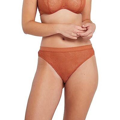 Sans Complexe Miss , Culotte met hoge taille, Joline, IUE Terracotta, 40/42 Sans Complexe Miss , Culotte met hoge taille, Joline, IUE Terracotta, 40/42
