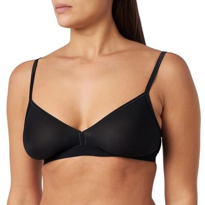 Sloggi Vrouwen sensuele frisse H bralette beha gegoten, Zwart, M Sloggi Vrouwen sensuele frisse H bralette beha gegoten, Zwart, M