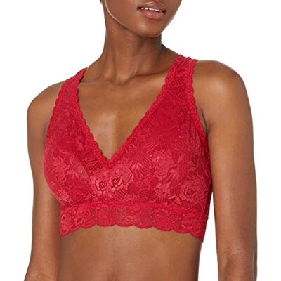Cosabella Vrouwen NSN Curvy Racie Rcrbk Bralette BH, Mystic Rood, XL Cosabella Vrouwen NSN Curvy Racie Rcrbk Bralette BH, Mystic Rood, XL