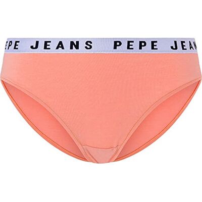 Pepe Jeans Dames Solid Bikini Stijl Ondergoed, Perzik, L, Perzik, L Pepe Jeans Dames Solid Bikini Stijl Ondergoed, Perzik, L, Perzik, L