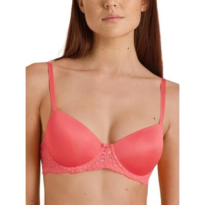 CALIDA Sensual Secrets onderhemd voor dames, van viscose, sterk transparant, roze (porcelain rose), 85D CALIDA Sensual Secrets onderhemd voor dames, van viscose, sterk transparant, roze (porcelain rose), 85D