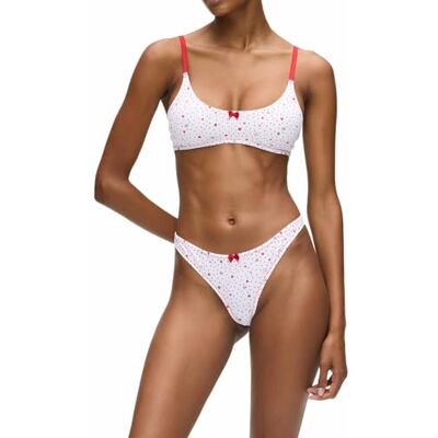 KARL LAGERFELD , Women's, Karl Hearts All-over-print Bralette dames beha KARL LAGERFELD , Women's, Karl Hearts All-over-print Bralette dames beha