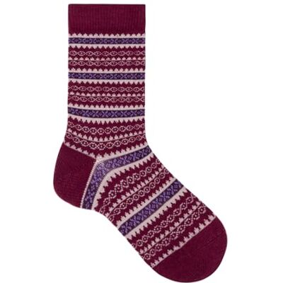 Hudson Dames Sok Fancy Nordic Fashion diep rood 35-38, deep red, 35-38 EU Hudson Dames Sok Fancy Nordic Fashion diep rood 35-38, deep red, 35-38 EU