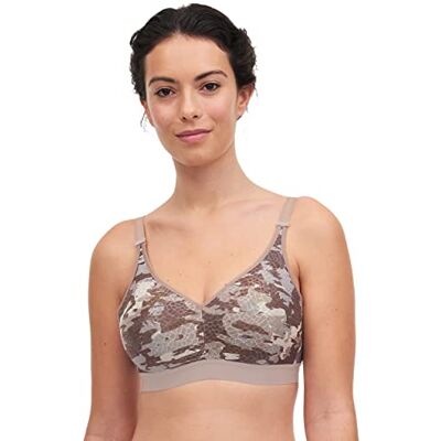 Chantelle C Magnifique Full Bust Wireless Camouflage-beha, 95E voor dames, Camouflageprint., 95E Chantelle C Magnifique Full Bust Wireless Camouflage-beha, 95E voor dames, Camouflageprint., 95E