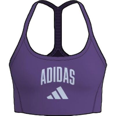 adidas Niñas TRAIN ESSENTIALS COLLEGIATE TYPOGRAPHY EVERYDAY BRA, active purple/Crystal Sky, 9-10 Years adidas Niñas TRAIN ESSENTIALS COLLEGIATE TYPOGRAPHY EVERYDAY BRA, active purple/Crystal Sky, 9-10 Years