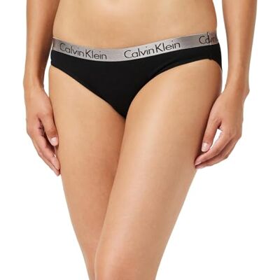 Calvin Bikini-stijl damesondergoed (verpakking van 1), Zwart (zwart), L Calvin Bikini-stijl damesondergoed (verpakking van 1), Zwart (zwart), L