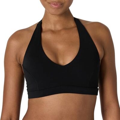 Amazon Essentials Dames Active FormFlex Boterachtige Zachte Lichte Ondersteuning Halter V-hals Sportbeha, Zwart, XL Amazon Essentials Dames Active FormFlex Boterachtige Zachte Lichte Ondersteuning Halter V-hals Sportbeha, Zwart, XL