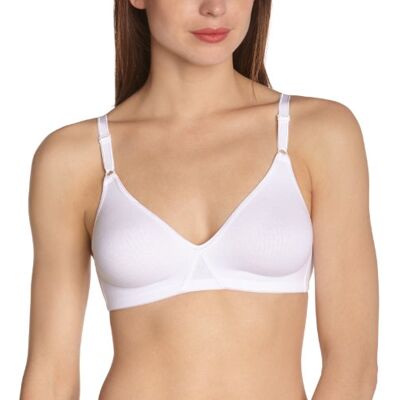 DIM Essentials Comfort Eco Everyday BH voor dames, wit, 85C EU DIM Essentials Comfort Eco Everyday BH voor dames, wit, 85C EU