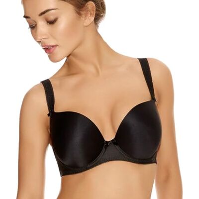 FREYA Deco UW, Gevormde plunge bh voor dames, Zwart, 70F FREYA Deco UW, Gevormde plunge bh voor dames, Zwart, 70F