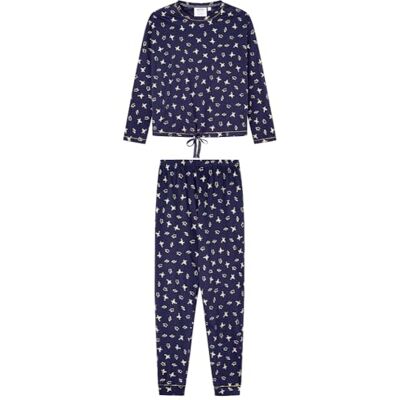 women'secret Magic Harry Potter Collection Pyjama lang, blauw, XXL voor dames women'secret Magic Harry Potter Collection Pyjama lang, blauw, XXL voor dames