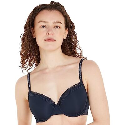 Tommy Hilfiger Dames BH Originele Demi Balconette, woestijn hemel, 75B Tommy Hilfiger Dames BH Originele Demi Balconette, woestijn hemel, 75B