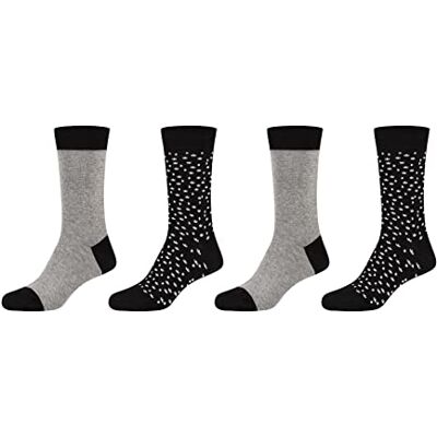 Camano 1102057000 dames ca-soft wild dots sokken 4 paar, zwart, maat 39/42, zwart, 39 EU Camano 1102057000 dames ca-soft wild dots sokken 4 paar, zwart, maat 39/42, zwart, 39 EU