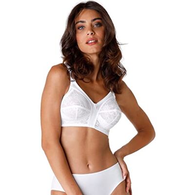 Lovable Damesbeha Reggiseno Senza Ferretto Antonella, wit (003-bianco), 90C Lovable Damesbeha Reggiseno Senza Ferretto Antonella, wit (003-bianco), 90C