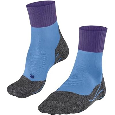 FALKE Dames Wandelsokken TK2 Explore Cool Short W Sso lyocell functioneel materiaal anti-blaar dik 1 paar, Grijs Morning Sky 6546, 41-42 FALKE Dames Wandelsokken TK2 Explore Cool Short W Sso lyocell functioneel materiaal anti-blaar dik 1 paar, Grijs Morning Sky 6546, 41-42