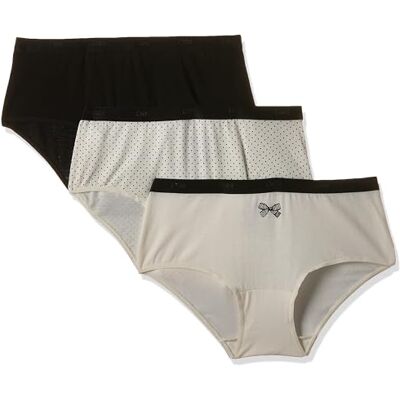 DIM Les Pockets boxershorts voor dames, katoen, kleuren en patronen, x3 DIM Les Pockets boxershorts voor dames, katoen, kleuren en patronen, x3