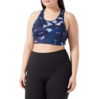 The North Face Gedrukte Midline sportbeha Shady Blue Snowcap Mountain Print XS The North Face Gedrukte Midline sportbeha Shady Blue Snowcap Mountain Print XS
