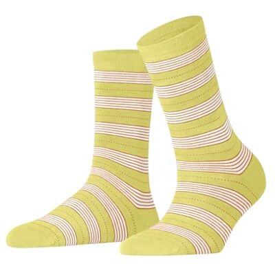 FALKE Dames Sokken Stripe Uniform W So katoen gedessineerd 1 paar, Geel Ananas 1323, 39-42 FALKE Dames Sokken Stripe Uniform W So katoen gedessineerd 1 paar, Geel Ananas 1323, 39-42