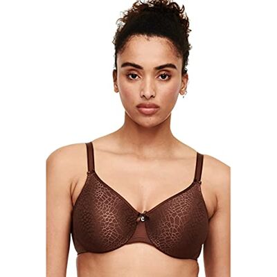 Chantelle C Magnifique Naadloze ongevoerde minimizer voor dames, walnoot, C Chantelle C Magnifique Naadloze ongevoerde minimizer voor dames, walnoot, C