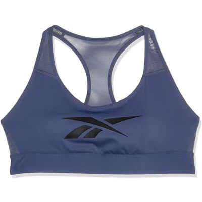 Reebok S Lux Vector Racer Bra sportbeha voor dames, Twilight Purple, XL Reebok S Lux Vector Racer Bra sportbeha voor dames, Twilight Purple, XL
