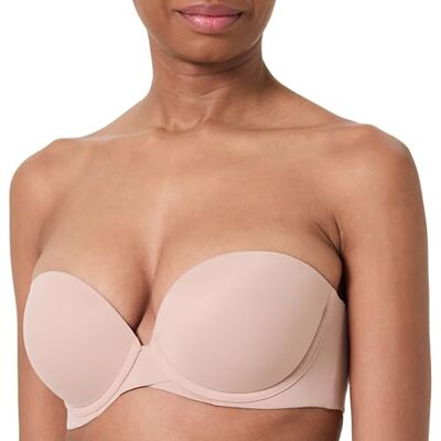 Calvin vrouwen Push UP Strapless, Beige, 34C Calvin vrouwen Push UP Strapless, Beige, 34C