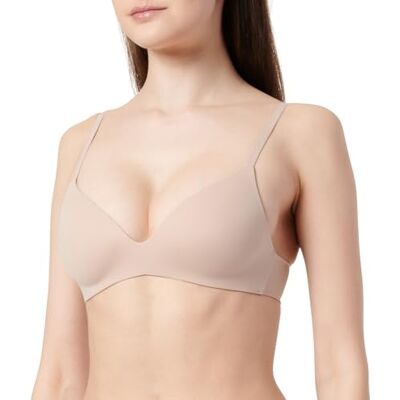 Calvin DRAADVRIJ T-SHIRT voor dames, beige, 32A, Beige (Ceder), 70 Calvin DRAADVRIJ T-SHIRT voor dames, beige, 32A, Beige (Ceder), 70