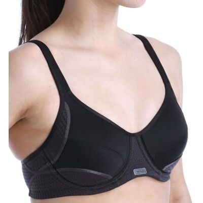 Berlei Electrify Black Mesh Underwired Sports Bra YYN7 65A Berlei Electrify Black Mesh Underwired Sports Bra YYN7 65A