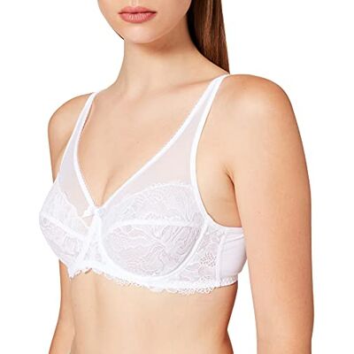 DIM Generous Essential Damesbeha met beugels, 1 stuk, Wit, 85D DIM Generous Essential Damesbeha met beugels, 1 stuk, Wit, 85D
