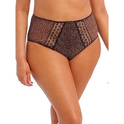 Elomi Matilda Leopard slip met hoge taille en transparanties M, Luipaard., M Elomi Matilda Leopard slip met hoge taille en transparanties M, Luipaard., M