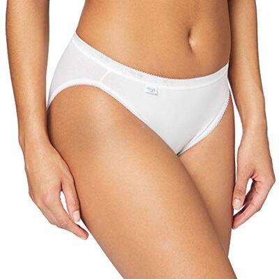Sloggi Women's Basic+ Tai Briefs, WHITE, 36 Sloggi Women's Basic+ Tai Briefs, WHITE, 36