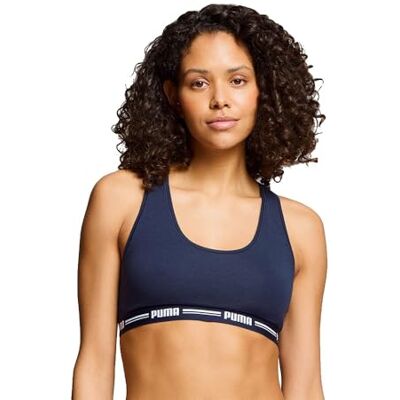 PUMA Dames Racer Back Top 1P Hang, marineblauw, S PUMA Dames Racer Back Top 1P Hang, marineblauw, S