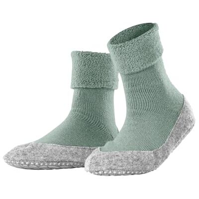 FALKE Dames Stopper sokken Cosyshoe W Hp wol Noppen op de zool 1 paar, Groen Peppermint 7477, 41/42 EU FALKE Dames Stopper sokken Cosyshoe W Hp wol Noppen op de zool 1 paar, Groen Peppermint 7477, 41/42 EU