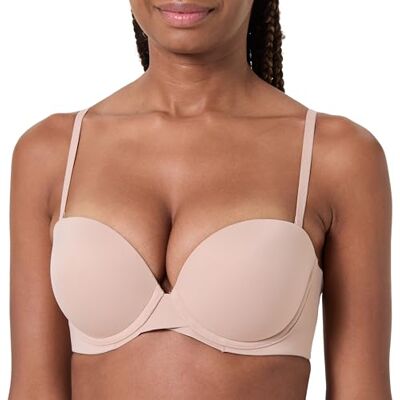 Calvin Push-up beha voor dames, afneembare bandjes, beige (Cedar), 80B Calvin Push-up beha voor dames, afneembare bandjes, beige (Cedar), 80B