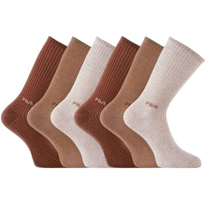 FILA Sportsokken voor dames, 6 stuks, hoge damessokken, tennis FILA Sportsokken voor dames, 6 stuks, hoge damessokken, tennis
