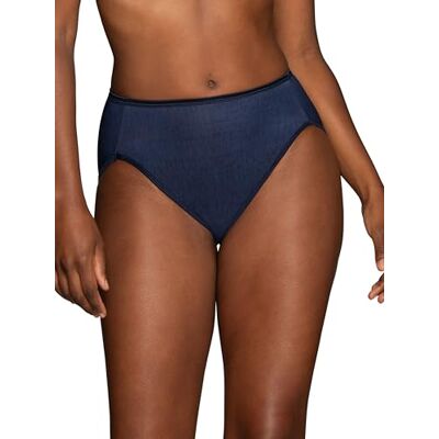 Vanity Fair Dames Verlichting Hi Cut Slipje (Regular & Plus Size) Slips blauw 3XL Vanity Fair Dames Verlichting Hi Cut Slipje (Regular & Plus Size) Slips blauw 3XL