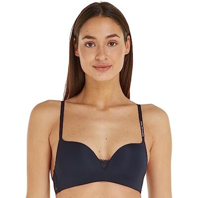 Tommy Hilfiger Push-up beha voor dames, zonder beugel, blauw (Desert Sky), 75B Tommy Hilfiger Push-up beha voor dames, zonder beugel, blauw (Desert Sky), 75B