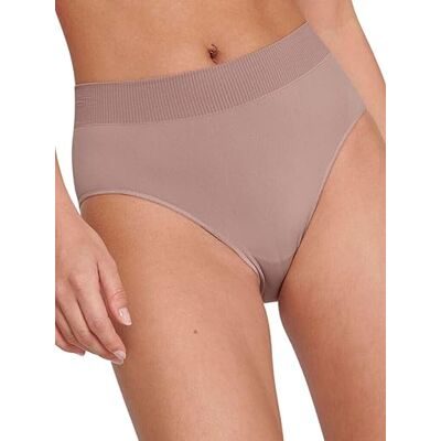 Sloggi Dames Ever Infused Aloë High Waist Maxi, Foggy Mauve, XL Sloggi Dames Ever Infused Aloë High Waist Maxi, Foggy Mauve, XL