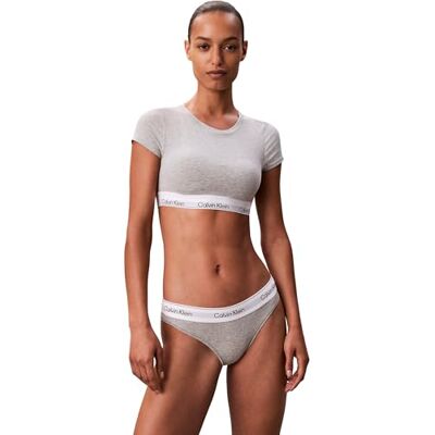 Calvin Dames T-Shirt Bralette LV00QF8495 Bralette, Grijs (Grey Heather), XXS, Grijs (Grey Heather), XXS Calvin Dames T-Shirt Bralette LV00QF8495 Bralette, Grijs (Grey Heather), XXS, Grijs (Grey Heather), XXS