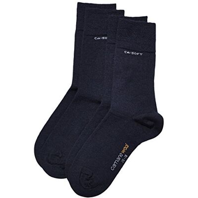 Camano Gebreide damessokken 3242, 100 denier, set van 2, blauw (Navy 4), 35-38 EU Camano Gebreide damessokken 3242, 100 denier, set van 2, blauw (Navy 4), 35-38 EU