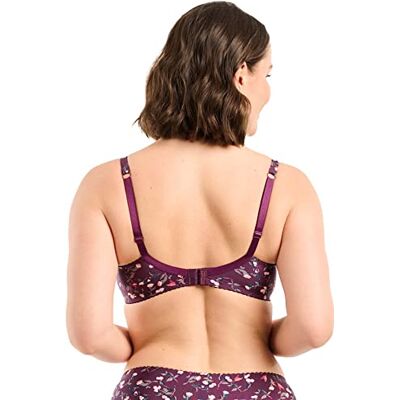 Sans Complexe Amelie Print BH, Bloemenprint, Rood/Violet, 90C, bloemenprint, rood/paars, 75C Sans Complexe Amelie Print BH, Bloemenprint, Rood/Violet, 90C, bloemenprint, rood/paars, 75C